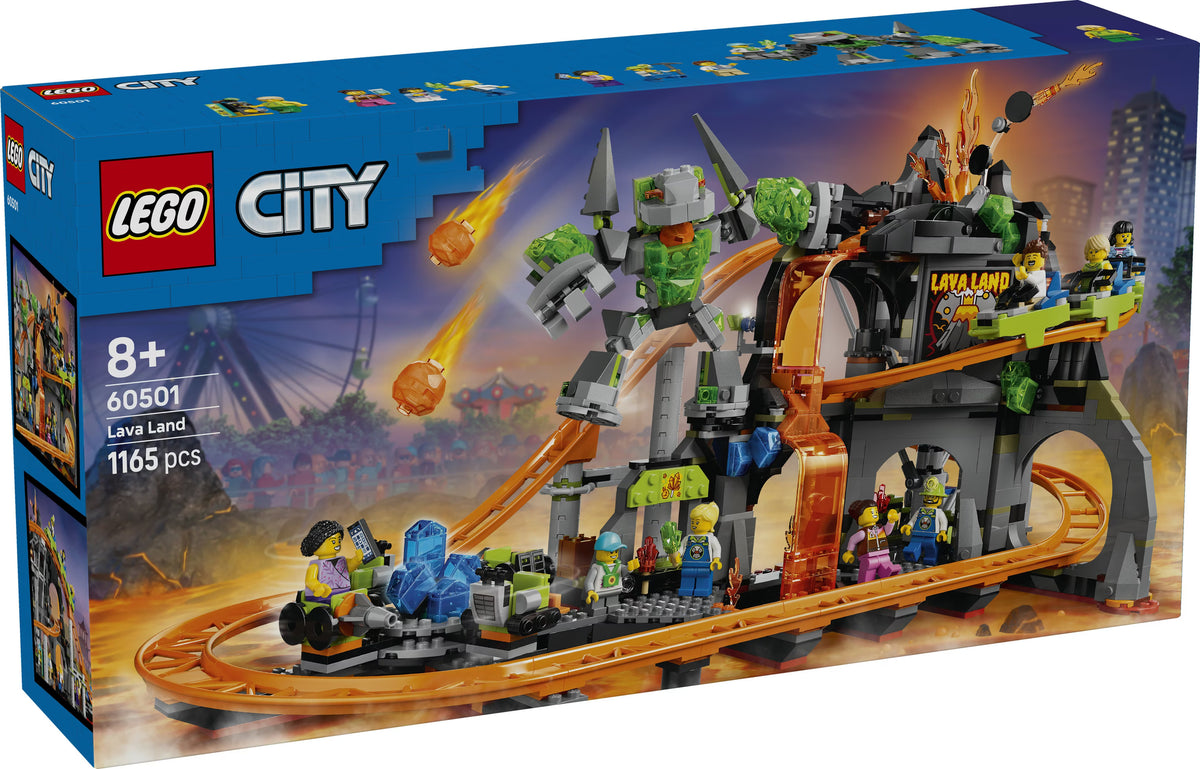 LEGO City Lava Land Achtbaanpark - 60501