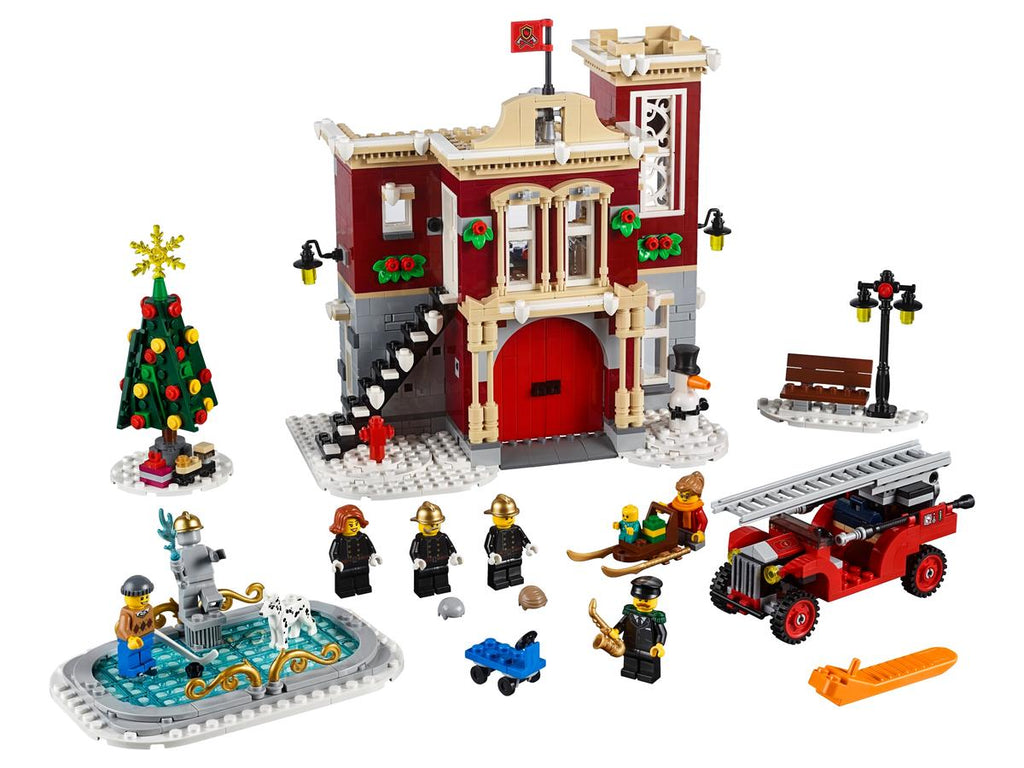 LEGO Creator Expert Brandweerkazerne in winterdorp - 10263