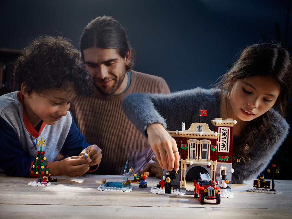 LEGO Creator Expert Brandweerkazerne in winterdorp - 10263