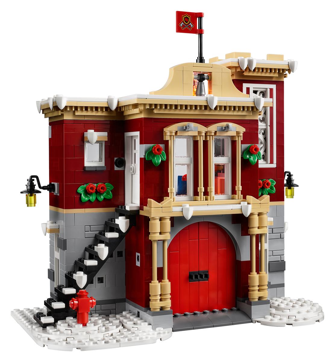 LEGO Creator Expert Brandweerkazerne in winterdorp - 10263