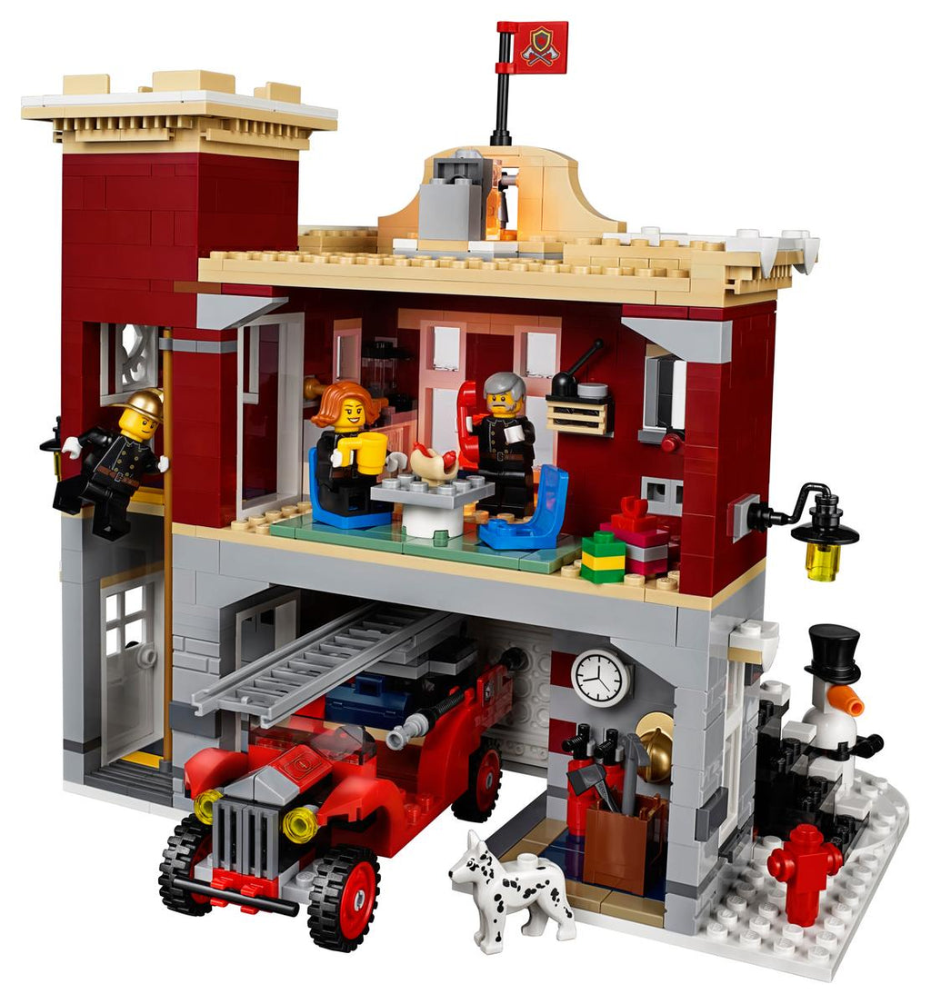 LEGO Creator Expert Brandweerkazerne in winterdorp - 10263