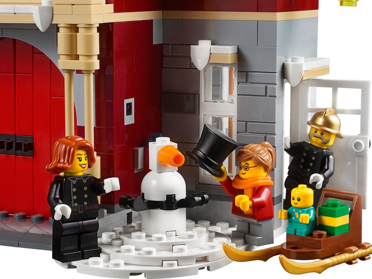 LEGO Creator Expert Brandweerkazerne in winterdorp - 10263