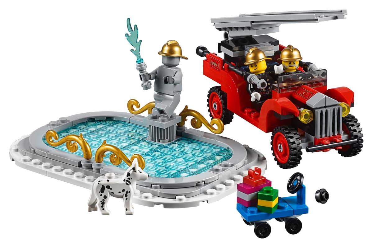 LEGO Creator Expert Brandweerkazerne in winterdorp - 10263