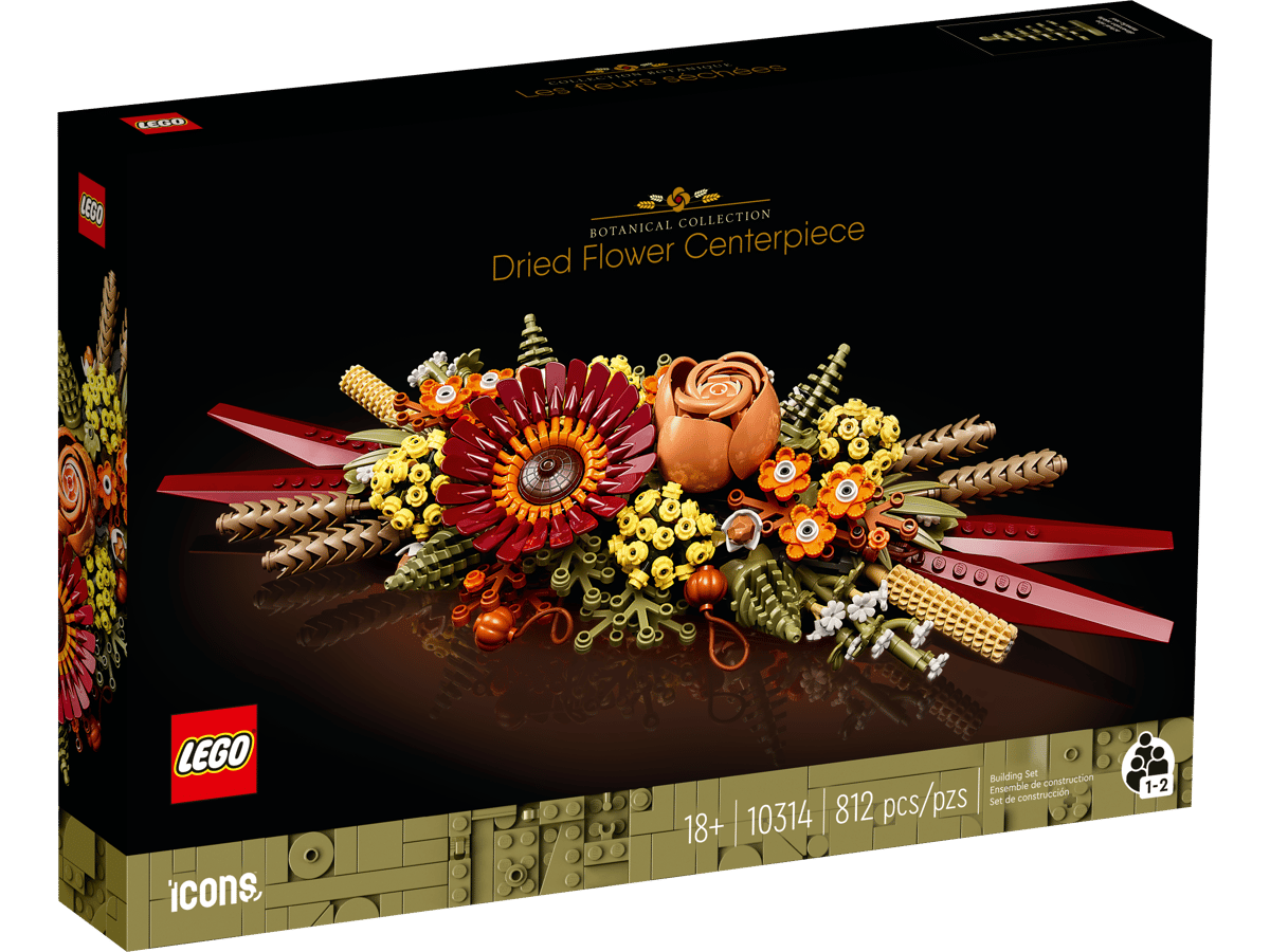 LEGO Botanicals Bloemstuk met gedroogde bloemen - 10314