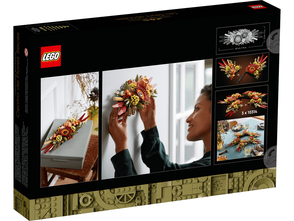 LEGO Botanicals Bloemstuk met gedroogde bloemen - 10314
