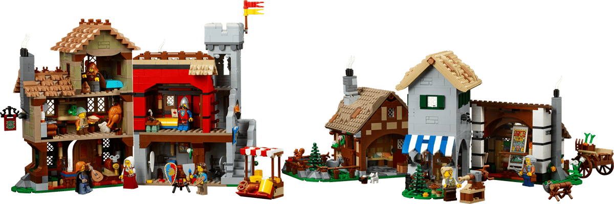 LEGO Icons Middeleeuws stadsplein - 10332