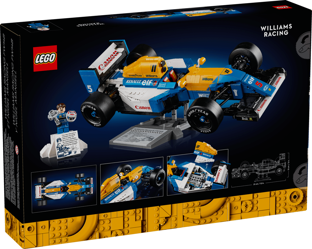 LEGO Icons Williams Racing FW14B en Nigel Mansell - 10353