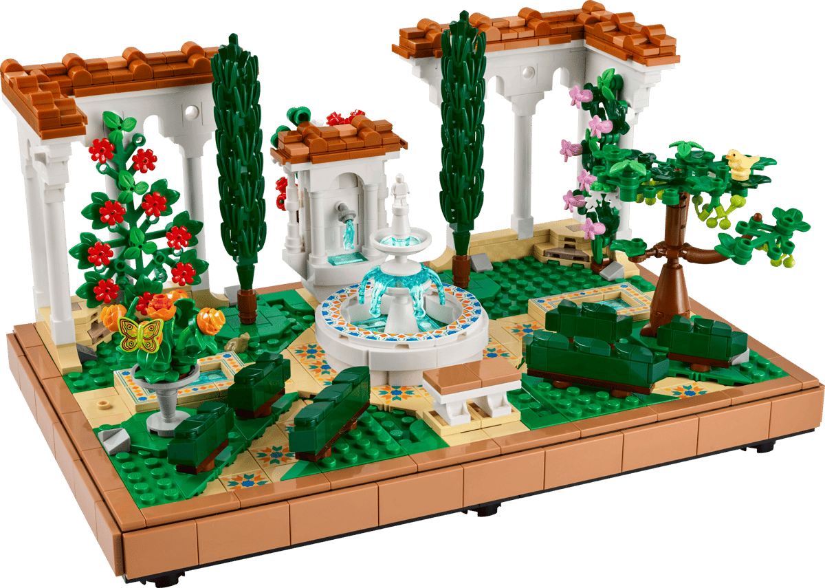 LEGO Icons Tuin met fontein - 10359
