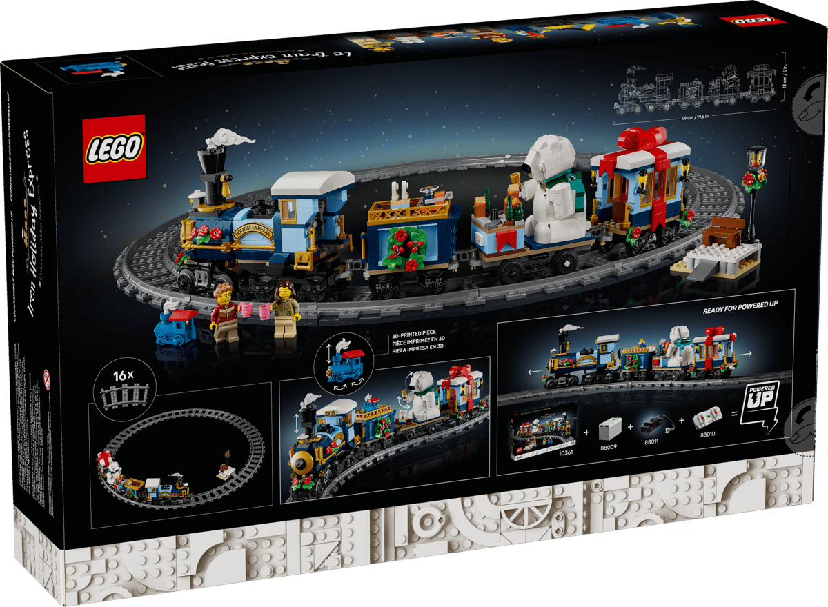 LEGO Icons Feestelijke Kersttrein - 10361