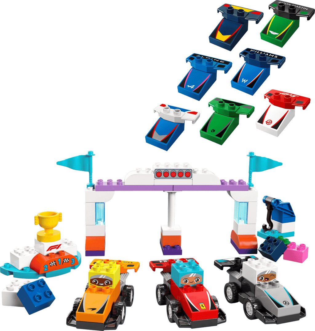 LEGO Duplo F1 team racewagens en coureurs - 10445