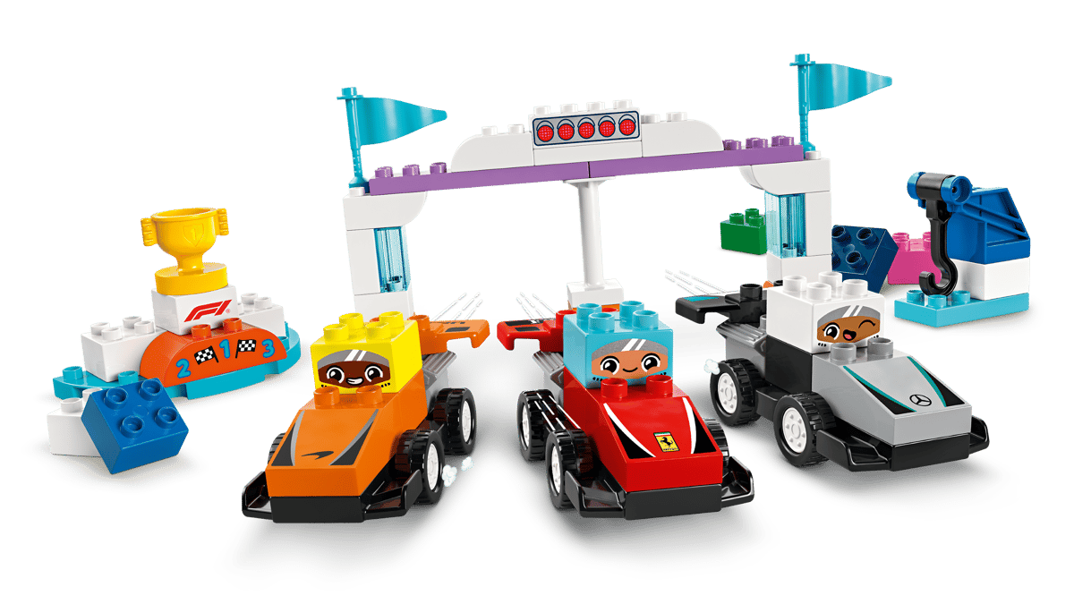 LEGO Duplo F1 team racewagens en coureurs - 10445