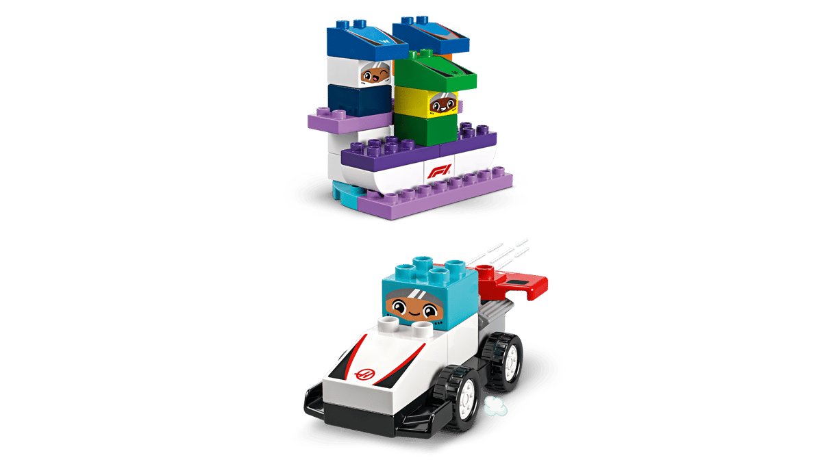 LEGO Duplo F1 team racewagens en coureurs - 10445