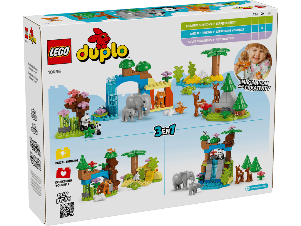 LEGO DUPLO 3-in-1 families van wilde dieren - 10446