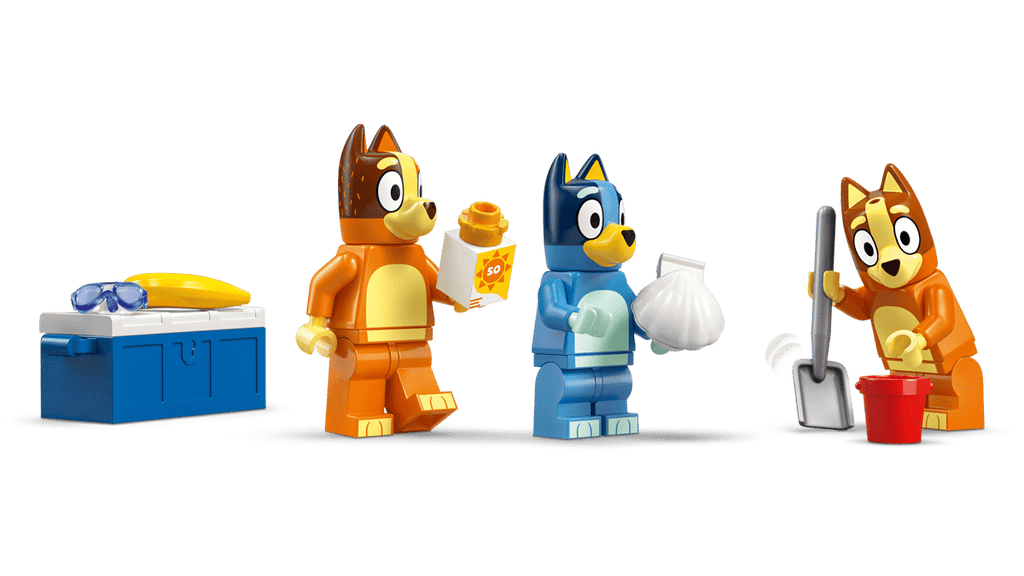 LEGO Bluey Bluey's autorit naar het strand - 11202