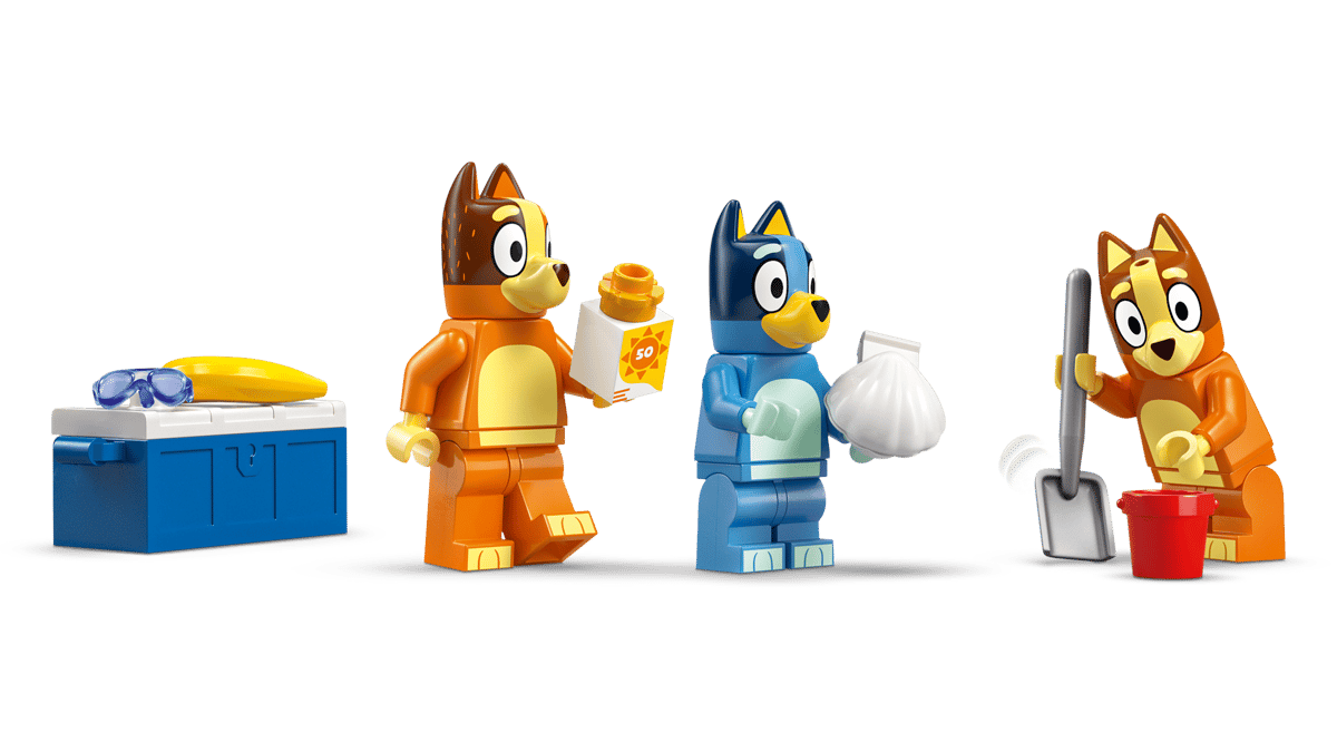 LEGO Bluey Bluey's autorit naar het strand - 11202