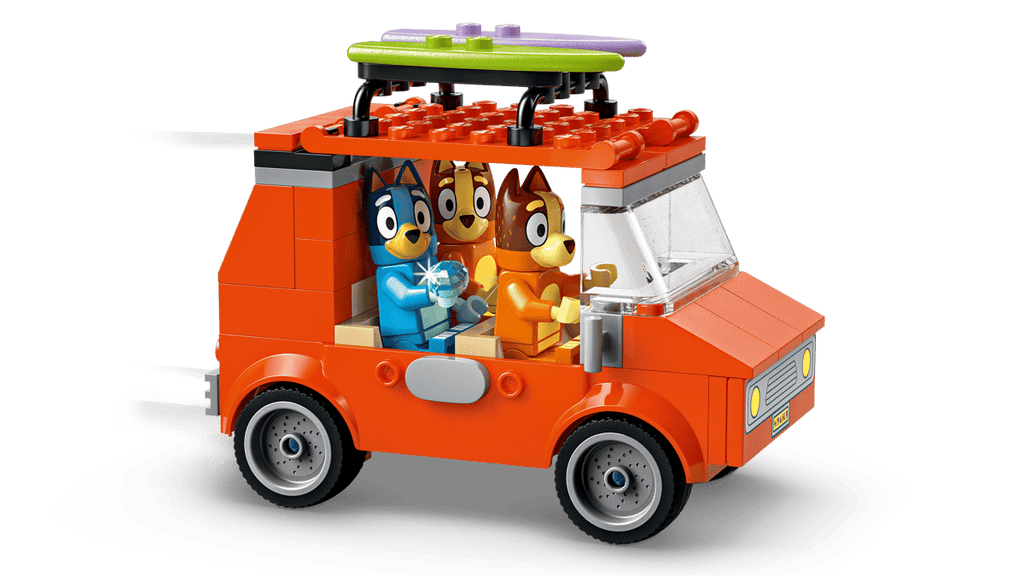 LEGO Bluey Bluey's autorit naar het strand - 11202