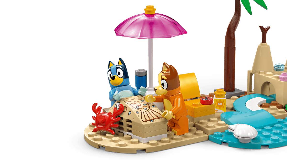 LEGO Bluey Bluey's autorit naar het strand - 11202