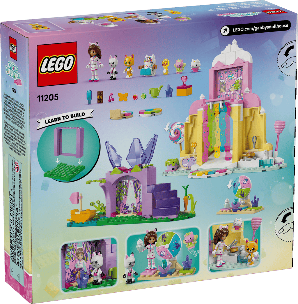 LEGO Gabby's Dollhouse Snoepjesberg en Kittentuin - 11205
