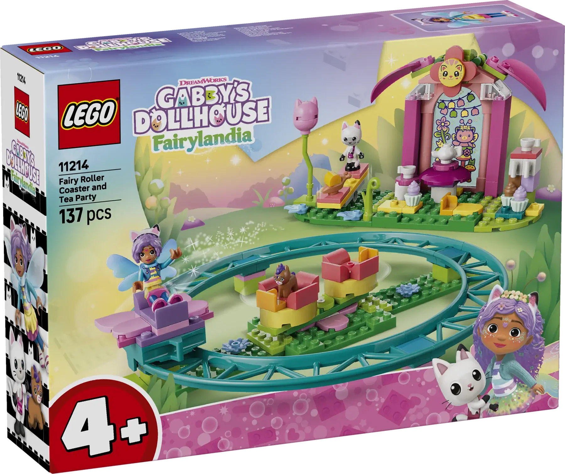 LEGO Gabby's Dollhouse Feeënachtbaan en theekransje - 11214