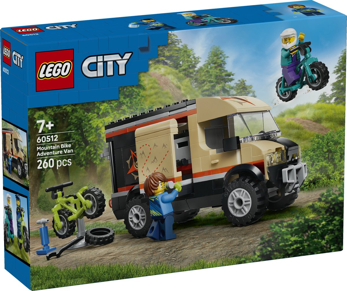 LEGO City Mountainbike avonturenbus - 60512