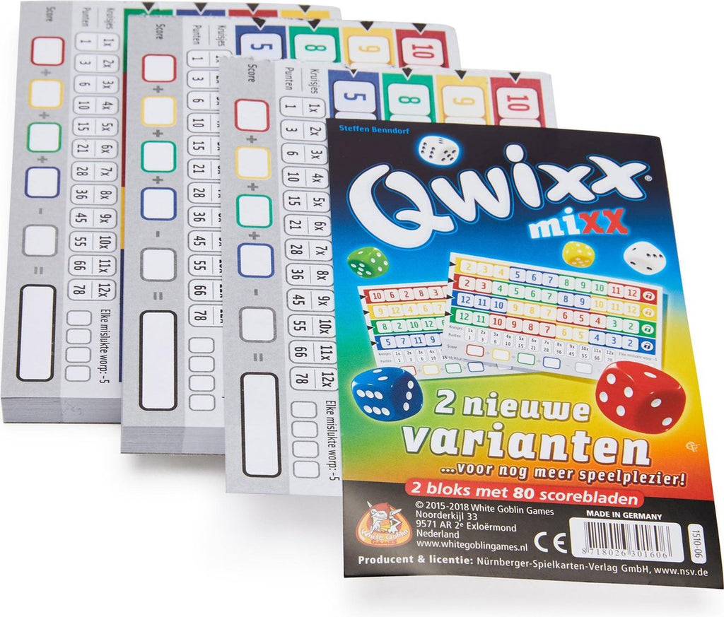 Qwixx Mixx - Dobbelspel