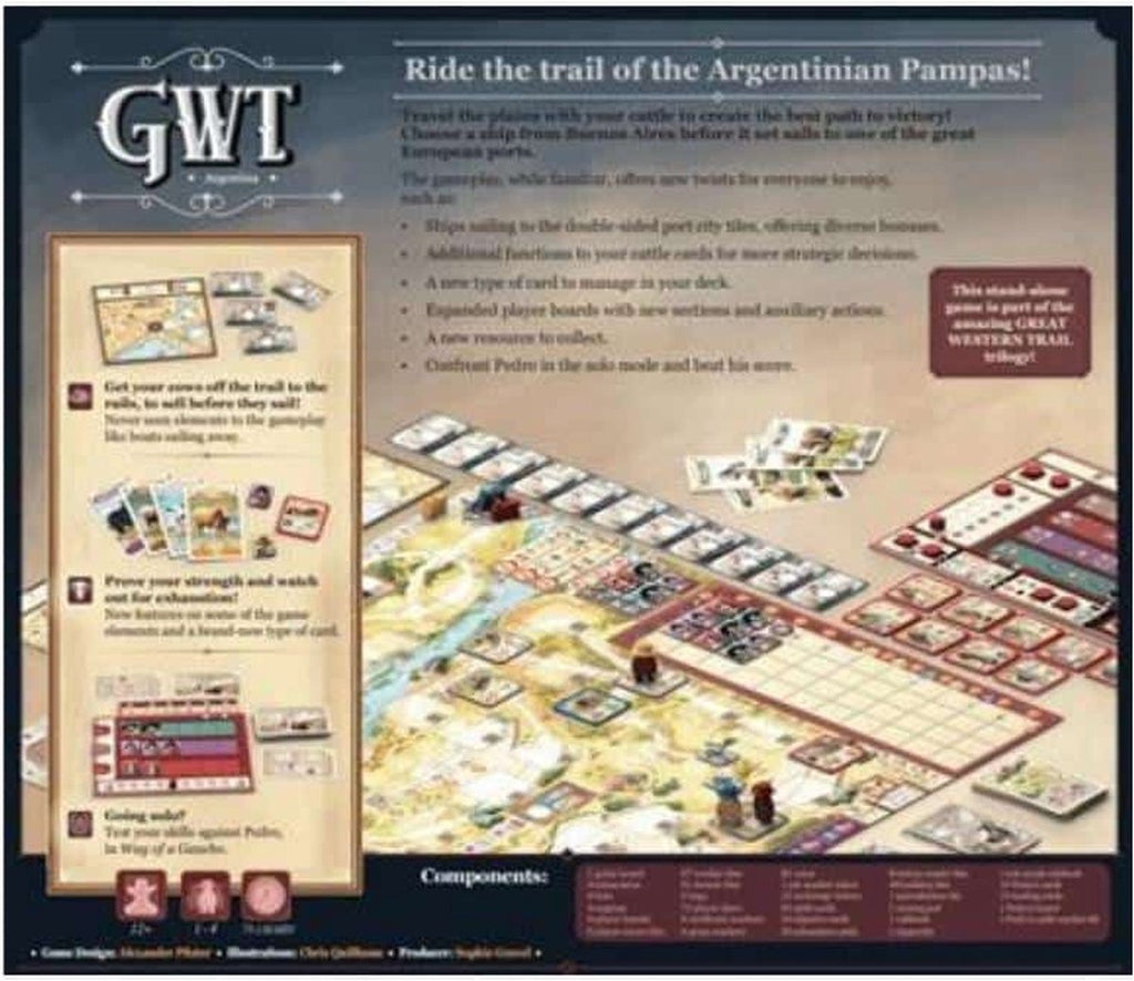 Great Western Trail: Argentina - Bordspel (ENG)