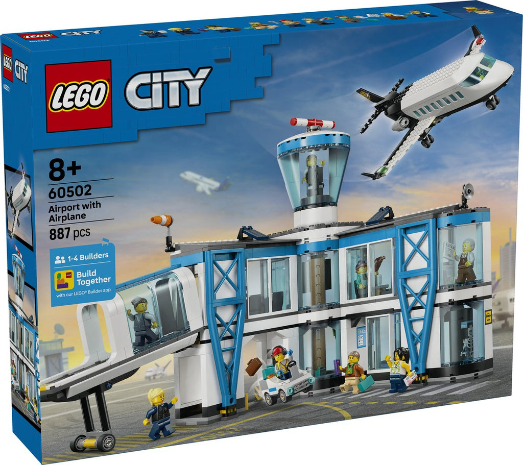 LEGO City Luchthaven met Vliegtuig - 60502