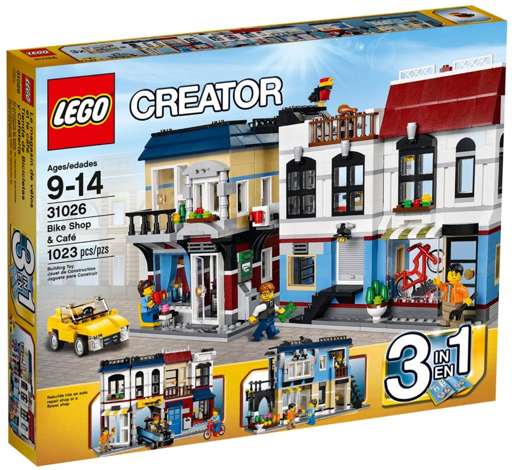 LEGO Creator 3-in-1 Fietswinkel en café - 31026