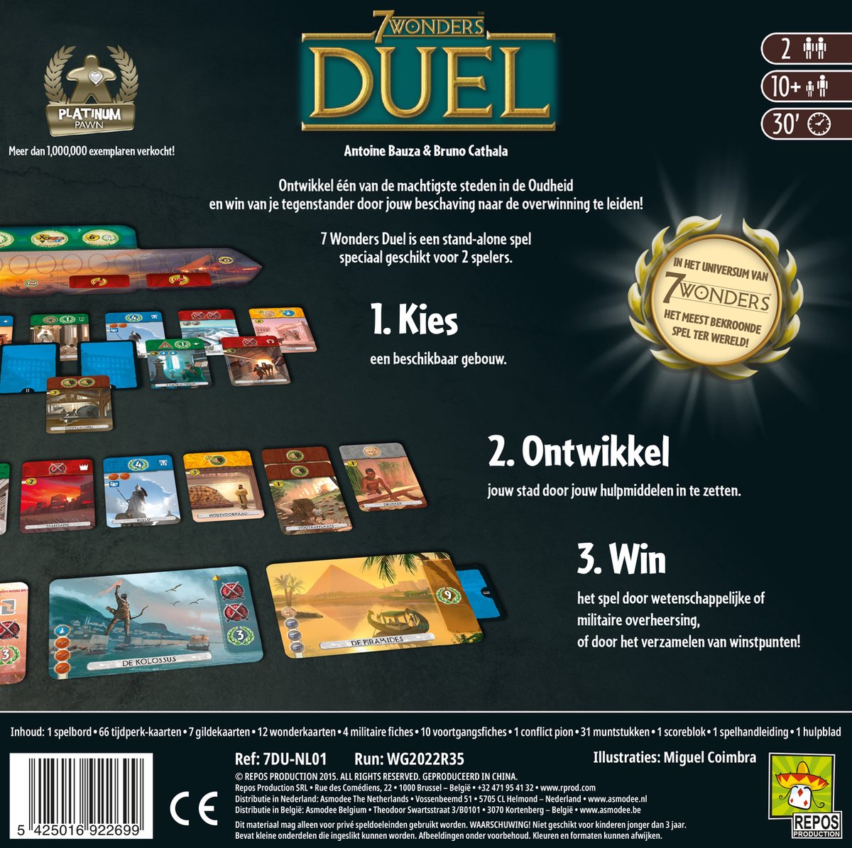 7 Wonders Duel - Bordspel (NL)