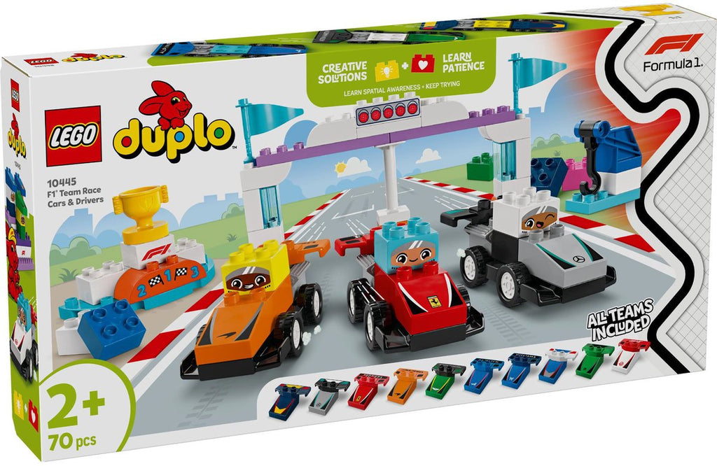 LEGO Duplo F1 team racewagens en coureurs - 10445