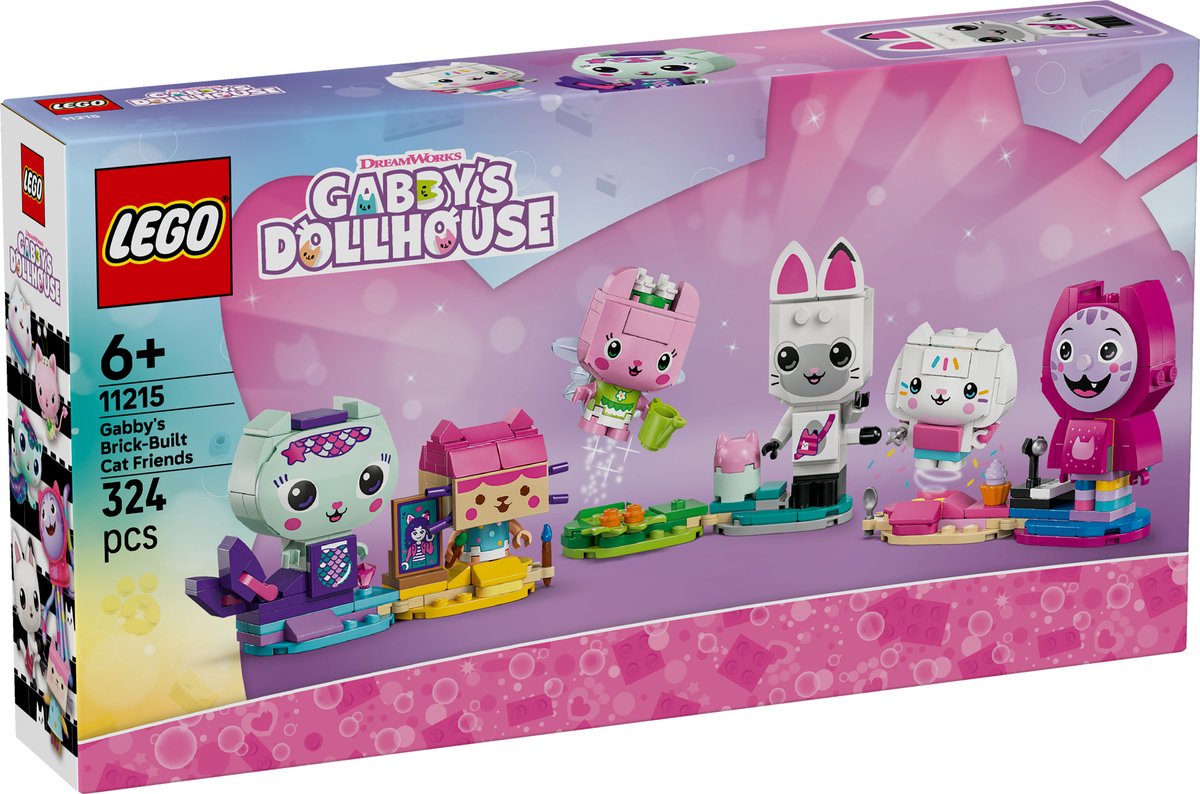 LEGO Gabby's Dollhouse Gabby’s bouwbare kattenvriendjes - 11215