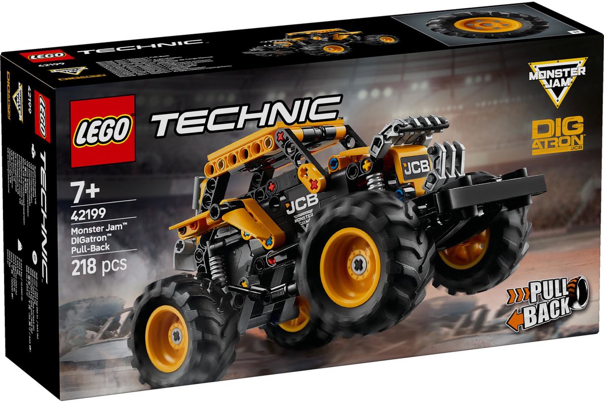LEGO Technic Monster Jam DIGatron pull-back truck - 42199