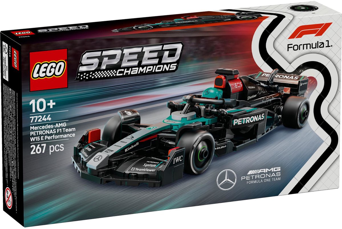 LEGO Speed Champions Mercedes-AMG F1 W15 racewagen - 77244