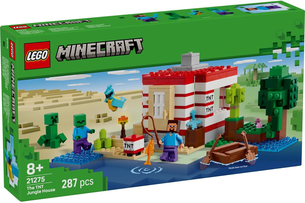 LEGO Minecraft Het TNT junglehuis - 21275