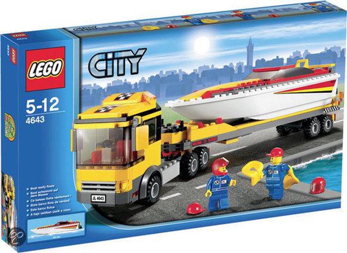 LEGO City Powerboot Transporter - 4643