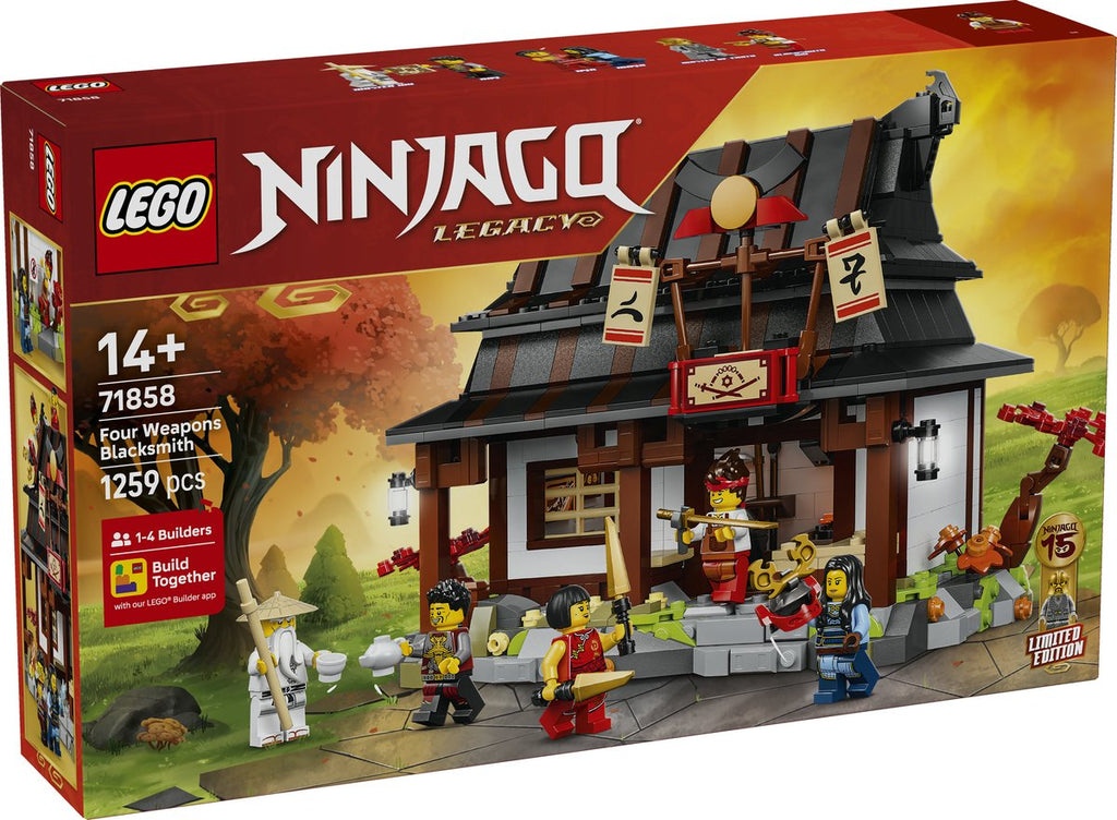 LEGO Ninjago 15-jarig Jubileum: Smederij De Vier Wapens - 71858