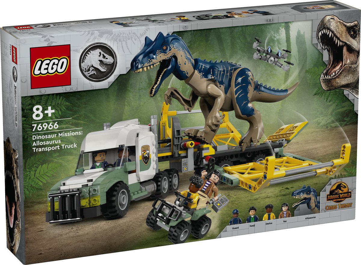 LEGO Jurassic World Dinosaurusmissies: Allosaurus transporttruck - 76966