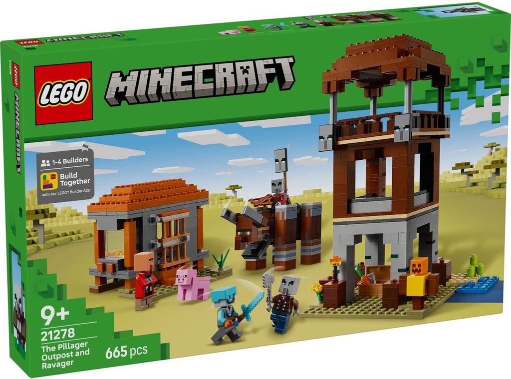 LEGO Minecraft De Plunderaar Buitenpost en Verwoester - 21278