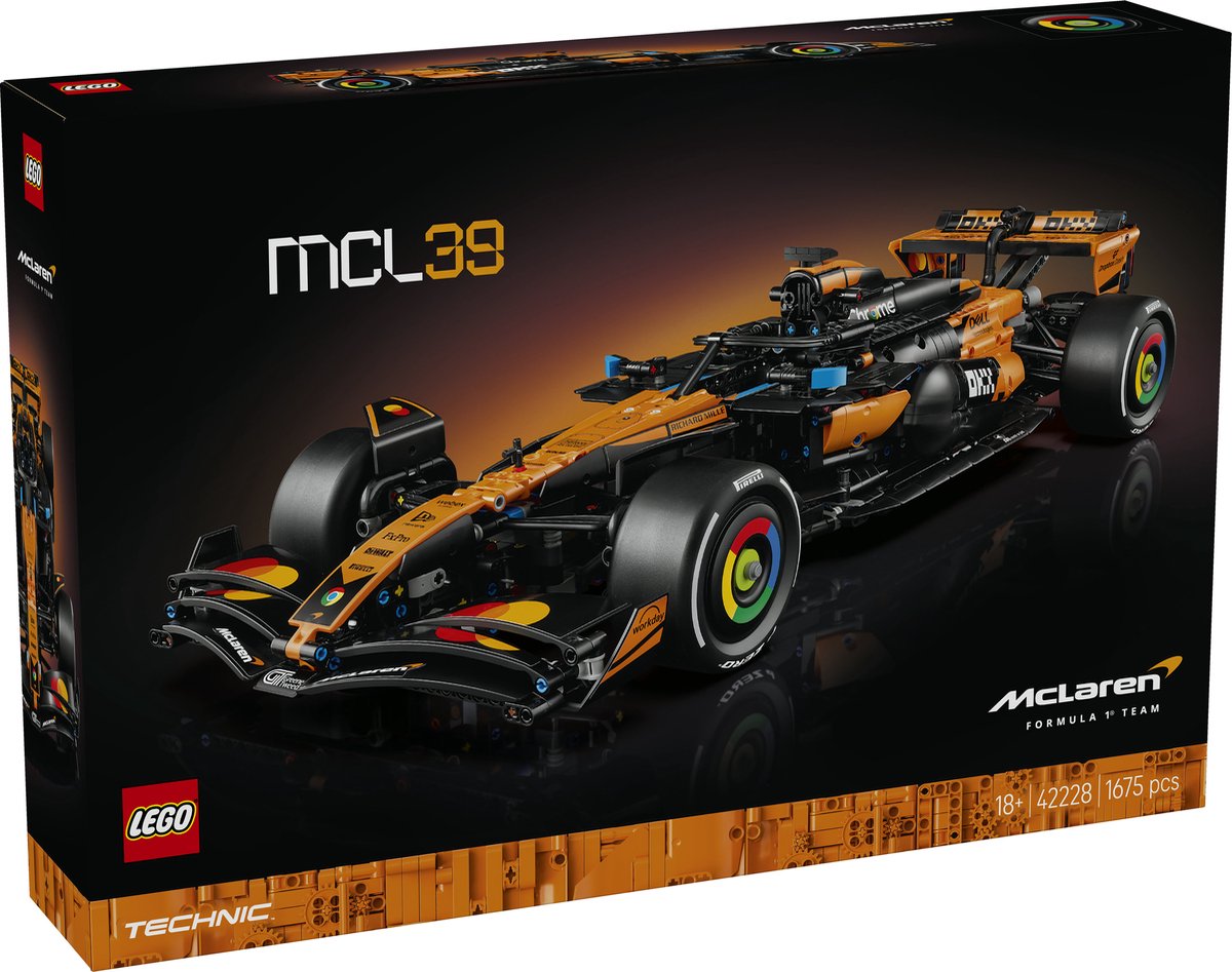 LEGO Technic McLaren MCL39 F1 auto - 42228