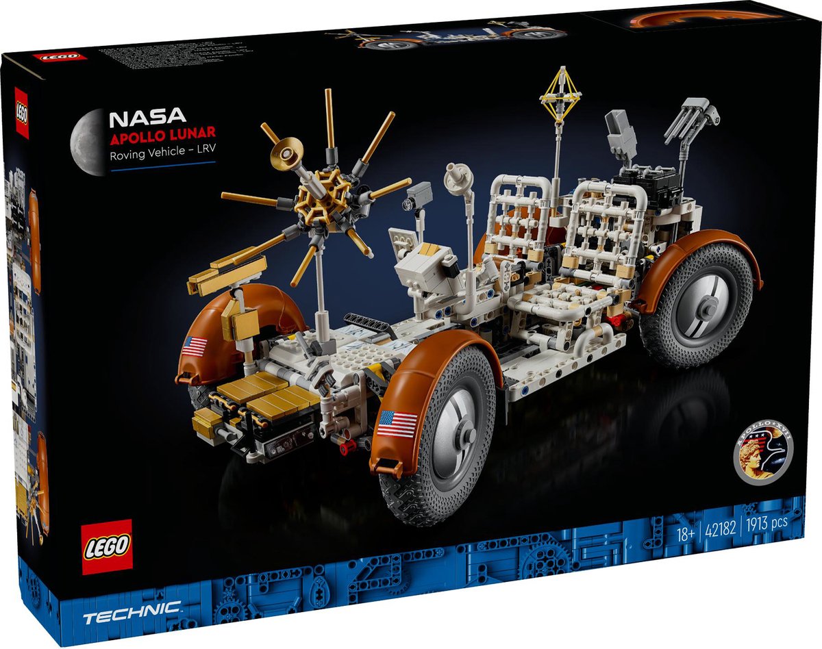 LEGO Technic NASA Apollo maanwagen – LRV - 42182