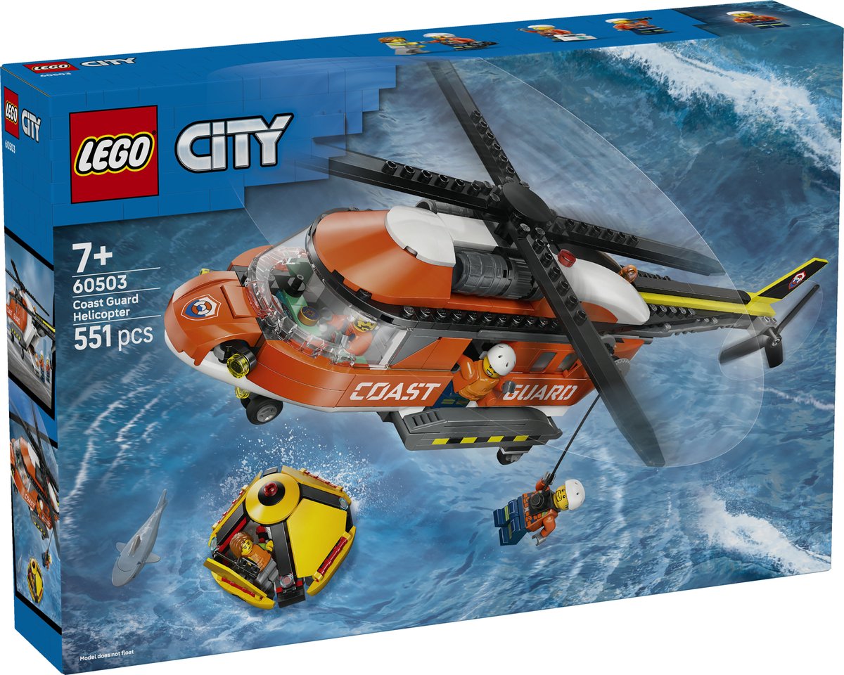 LEGO City Kustwacht helikopter - 60503