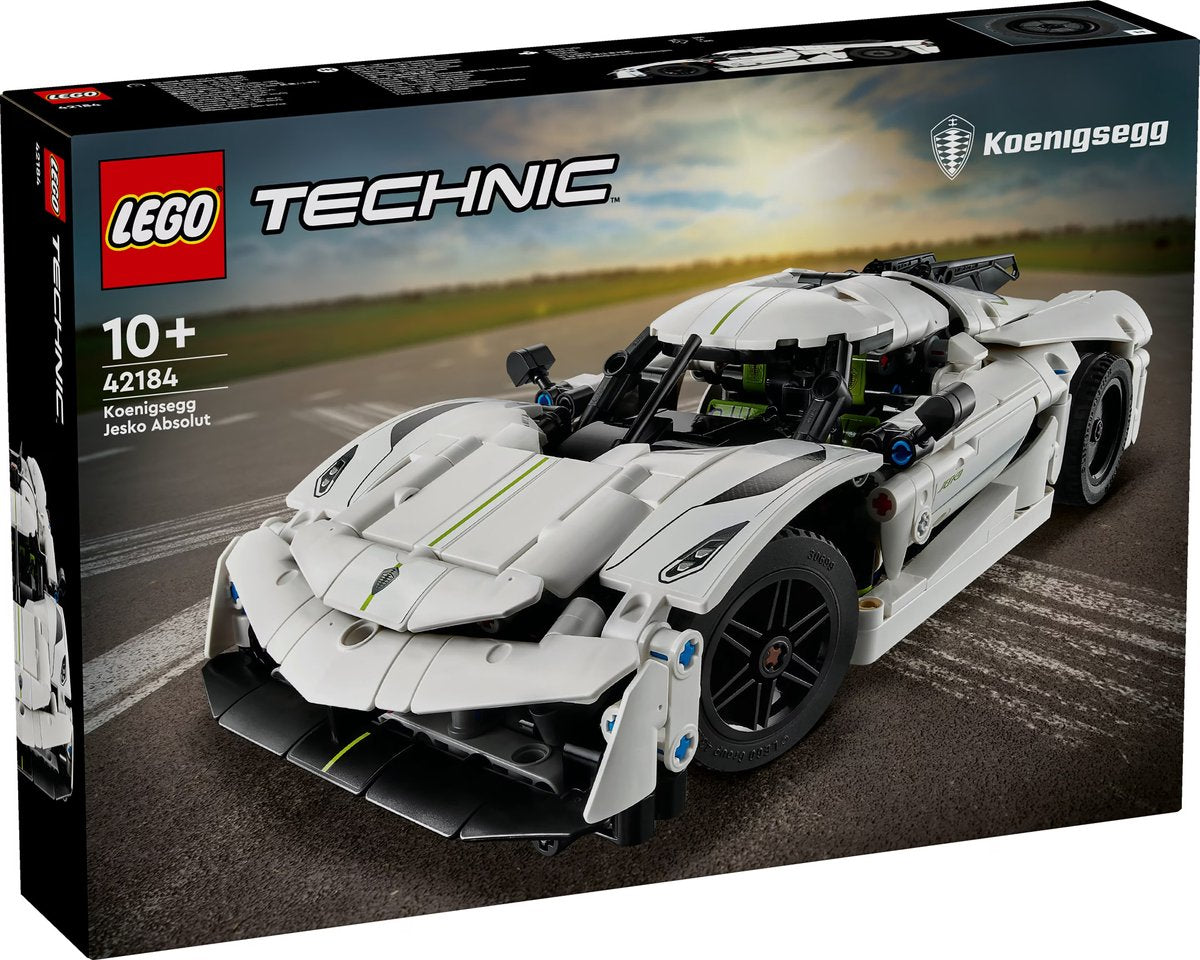 LEGO Technic Koenigsegg Jesko Absolut witte hypercar - 42184