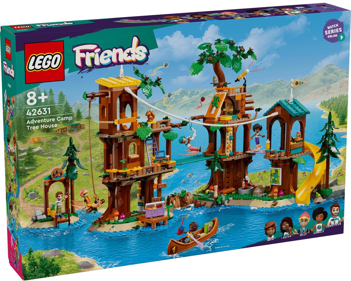 LEGO Friends Avonturenkamp boomhut - 42631