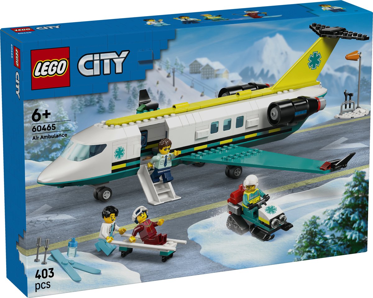 LEGO City Ambulancevliegtuig - 60465