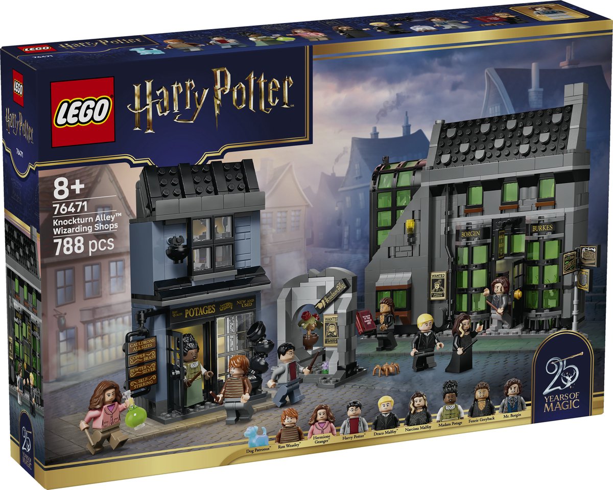 LEGO Harry Potter Verdonkeremaansteeg Tovenaarswinkels - 76471