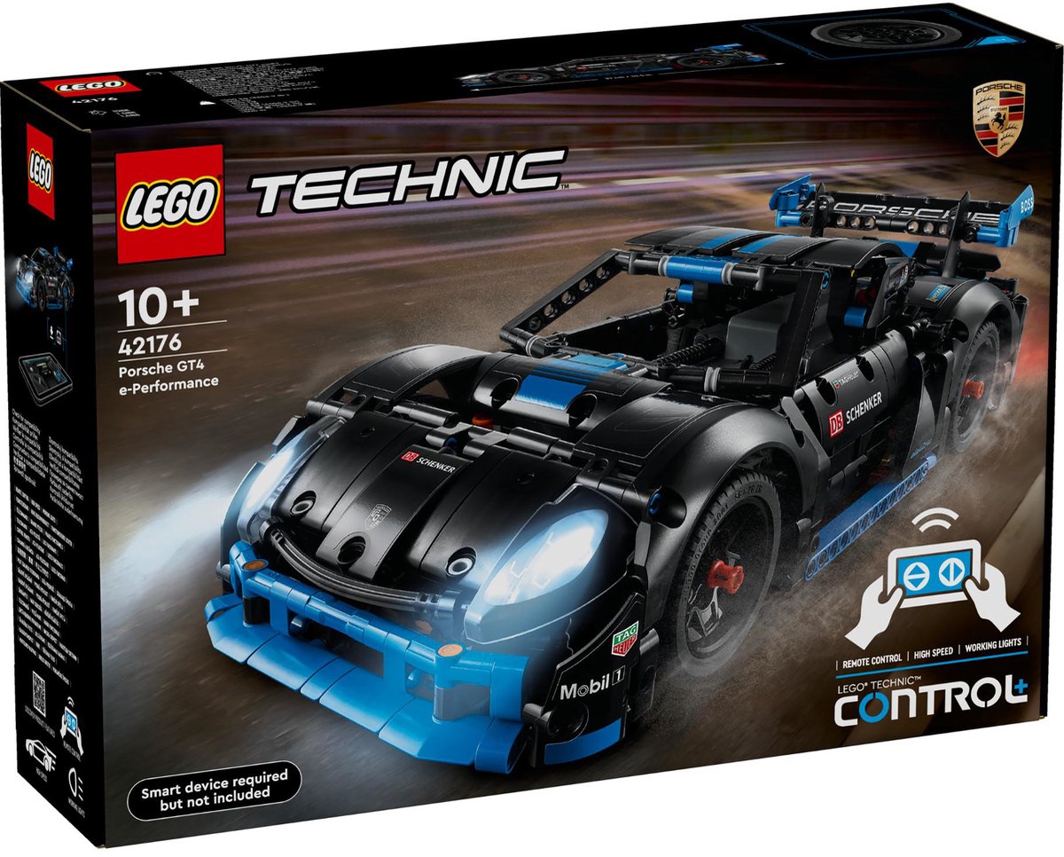 LEGO Technic Porsche GT4 e-Performance racewagen - 42176