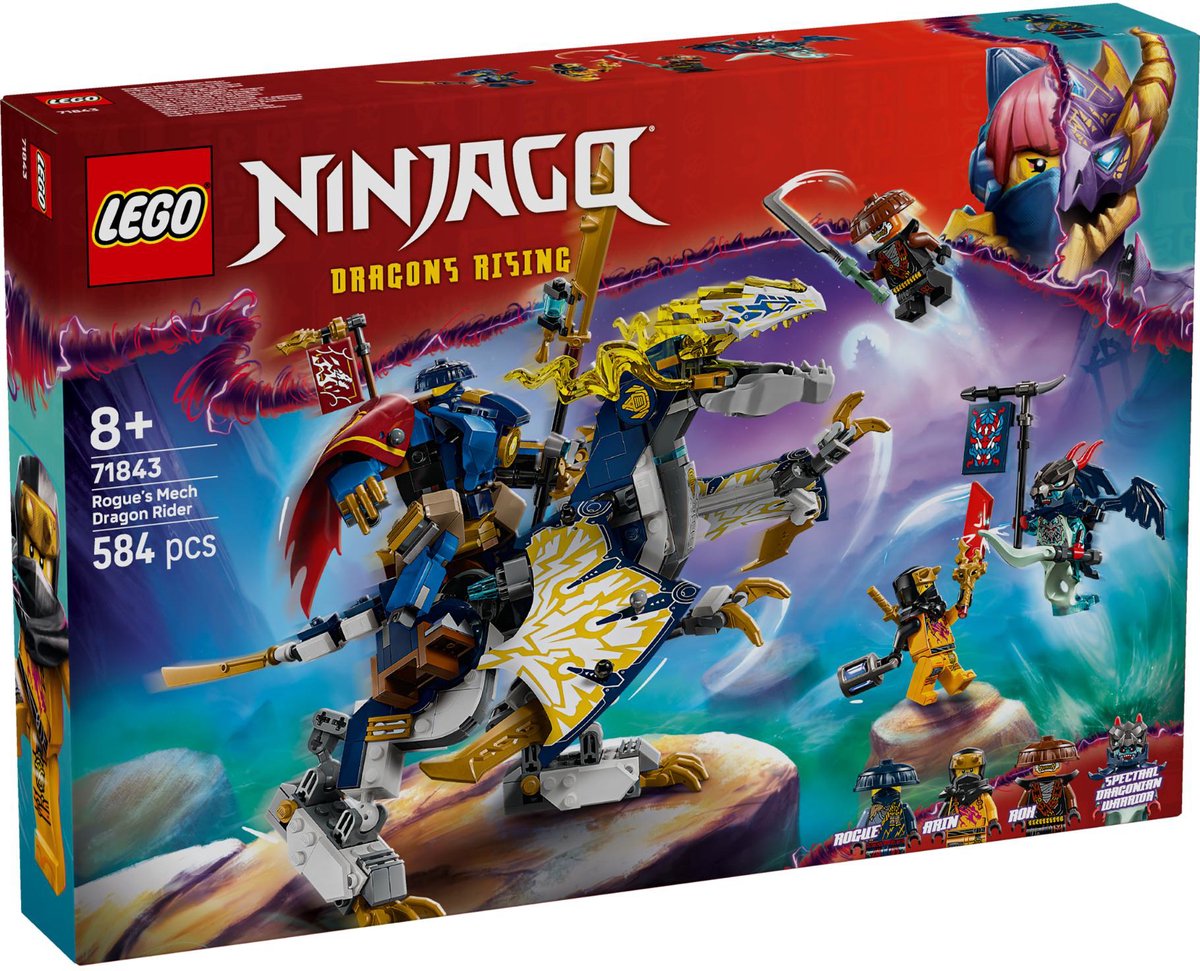 LEGO Ninjago Rogue's Mecha Drakenrijder - 71843