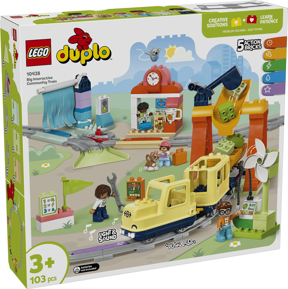 LEGO DUPLO Grote interactieve buurttrein - 10428