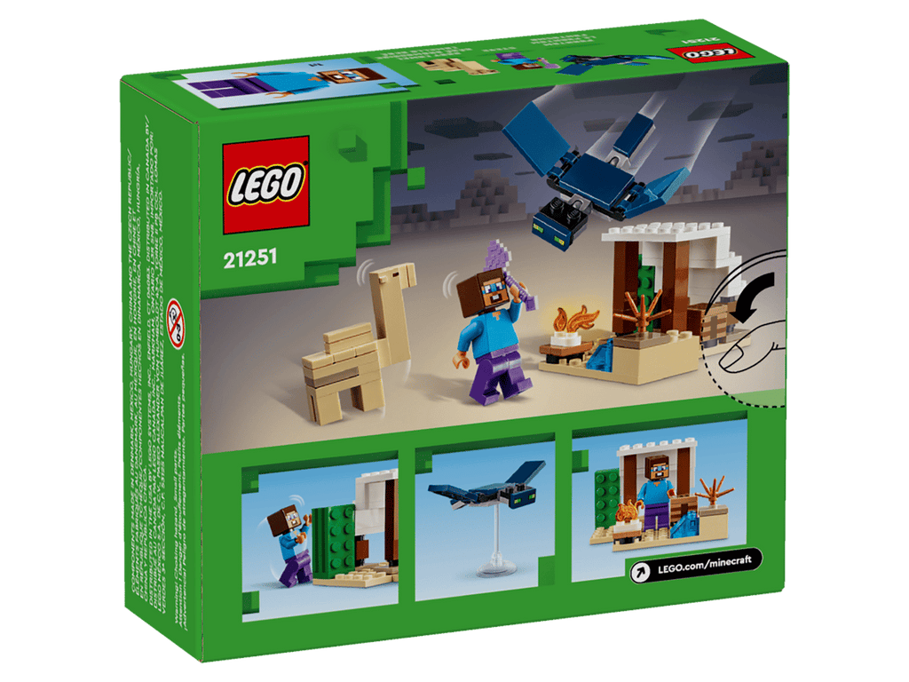 LEGO Minecraft Steve's woestijnexpeditie - 21251