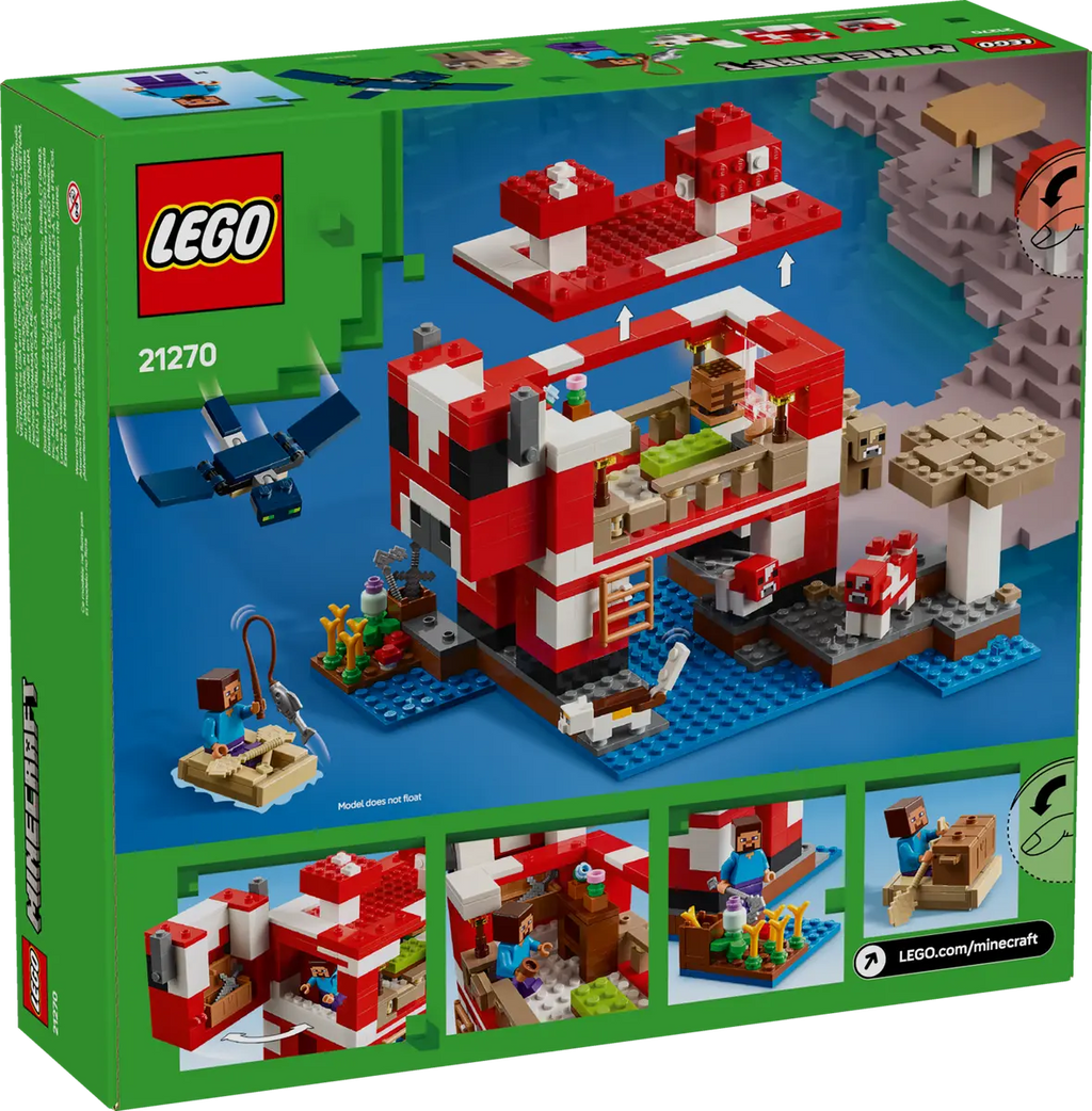 LEGO Minecraft Het Mooshroom huis - 21270